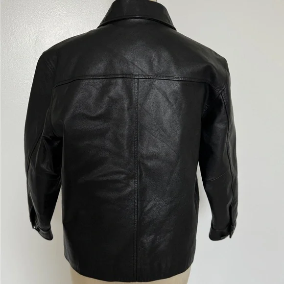 Black Leather Jacket - Picture 4 of 5
